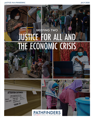 Pathfinders: Justice for All and the Economic Crisis